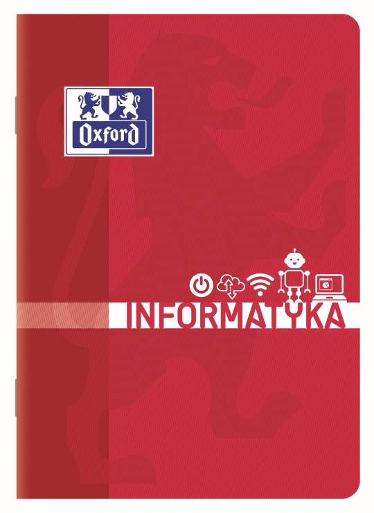 Zeszyt przedmiotowy do Informatyki A5/60 kratka Oxford 90g